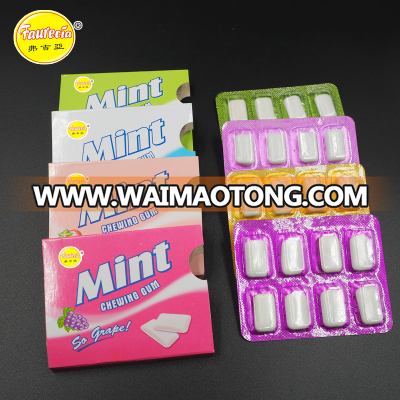 Sweet multi flavor fruity mint chewing gum brands