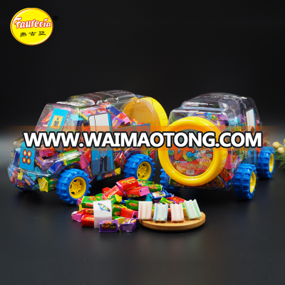 Mini Toy Car Tattoo Bubble Gum Square Bubble Gum VC Fruit Bubble Gum